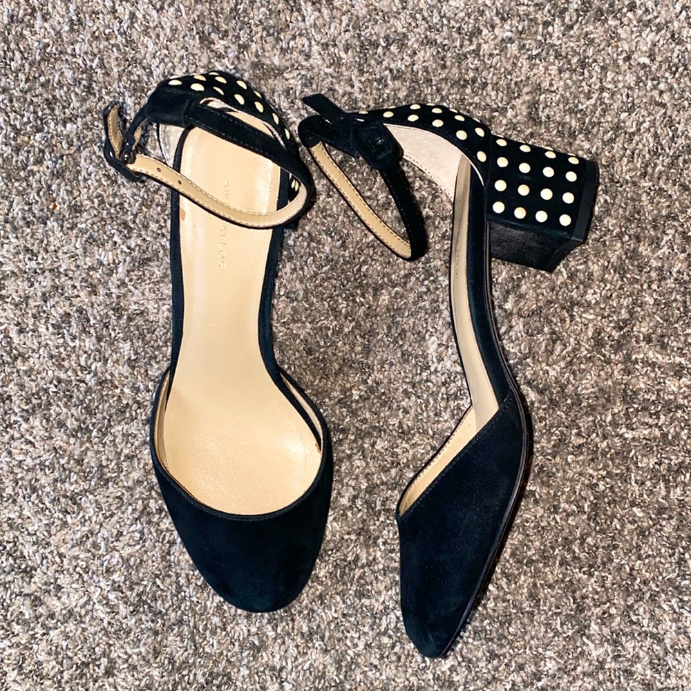 Ann Taylor Pearl studded heels.
